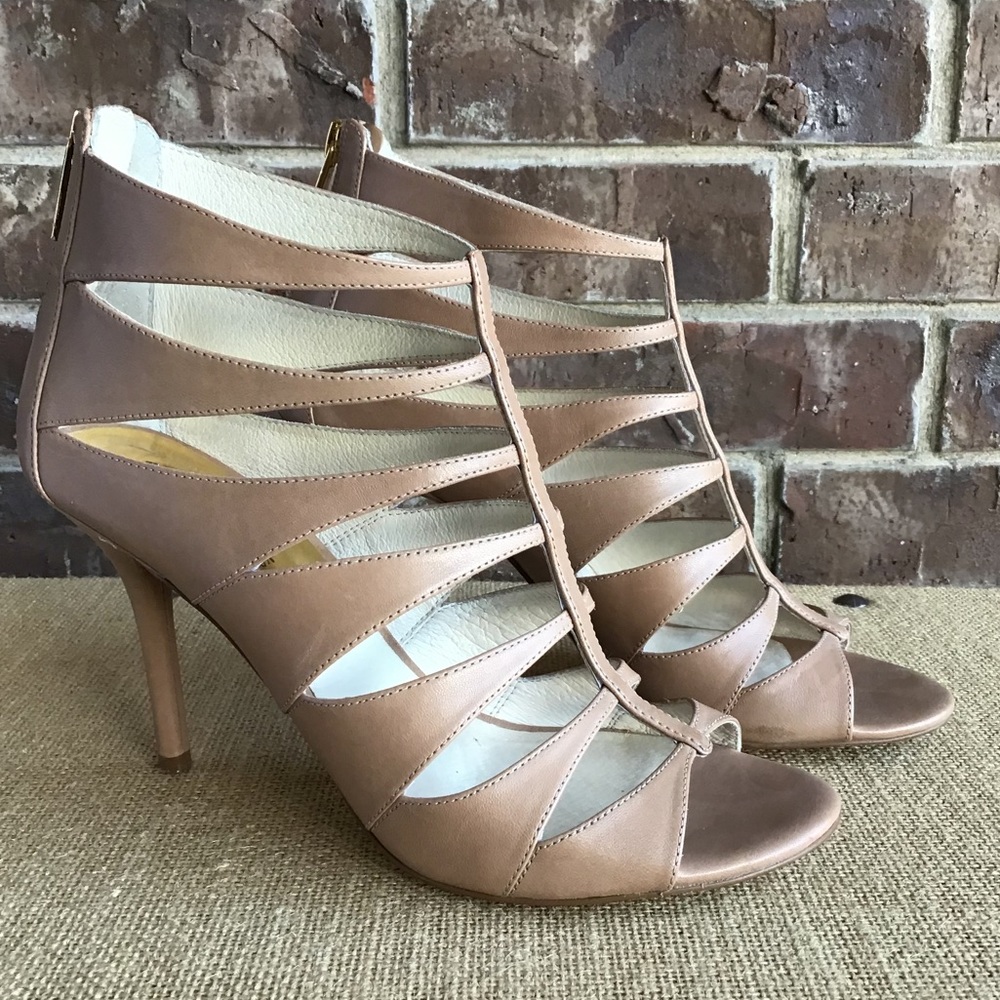 MICHEAL KORS Caged Heeled Booties